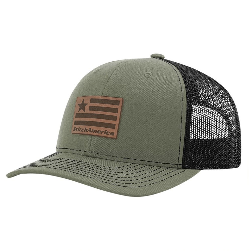 Richardson 112 Trucker with Leatherette Patch